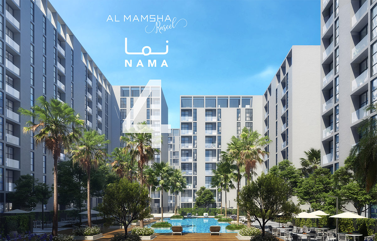 Nama 4 in Al mamsha Sharjah, Luxury villas for sale in sharjah